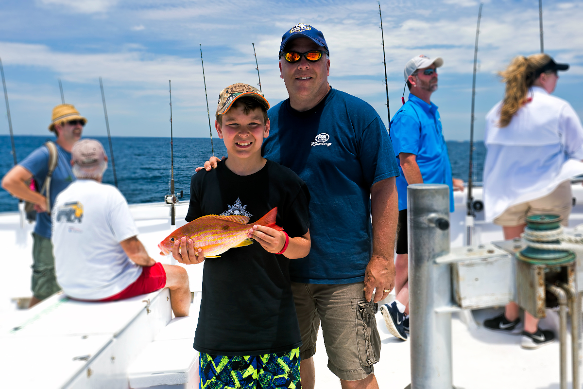 destin party boat fishing